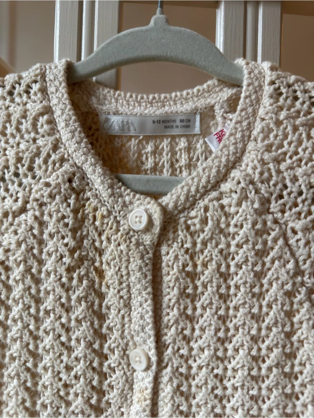 Zara Cream Knit & Crochet Baby One-Piece Bundle!!